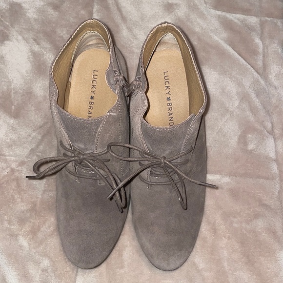 Mini booties Wedge, suede - Picture 1 of 5